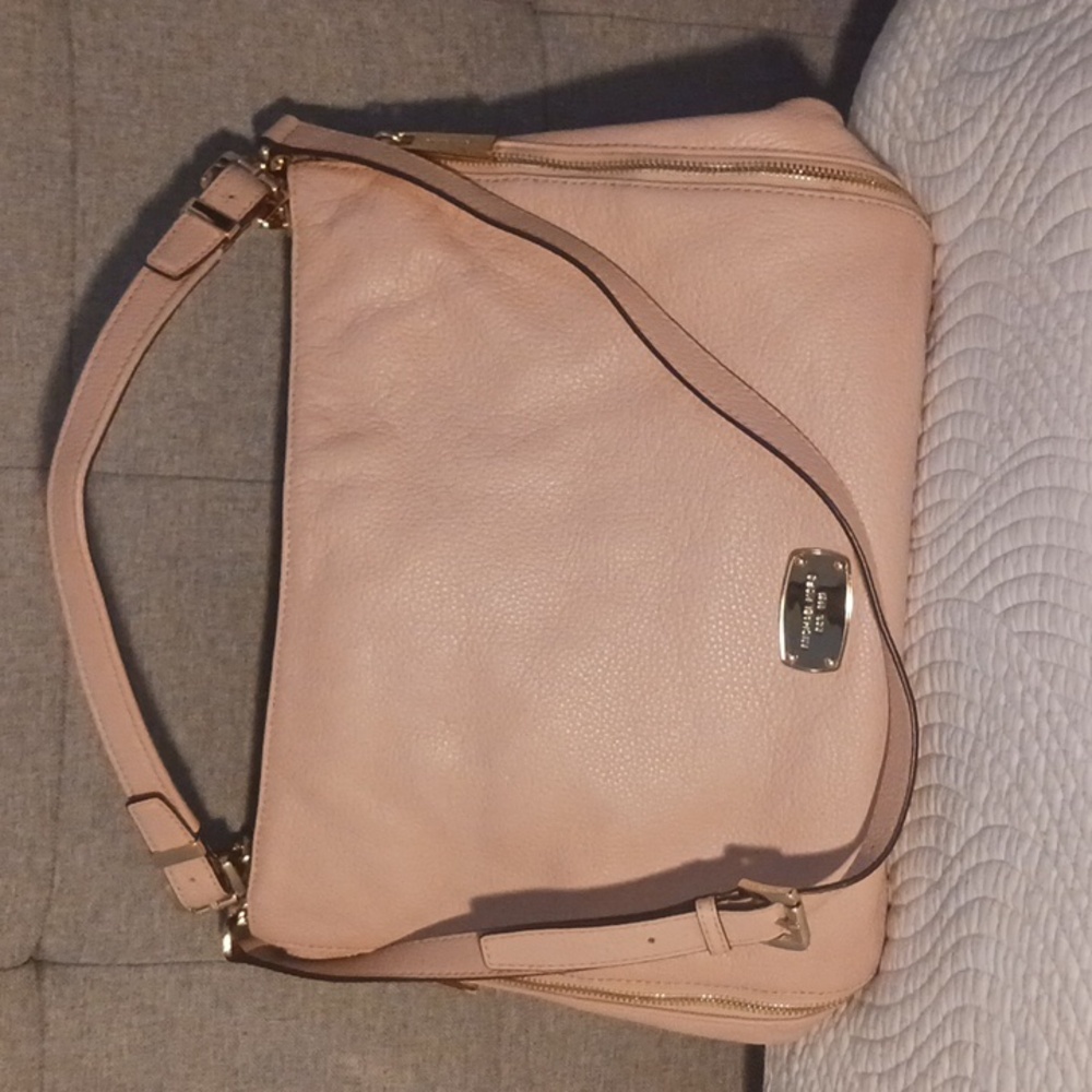 Michael Kors Womens  Pink Leather Large Handbag